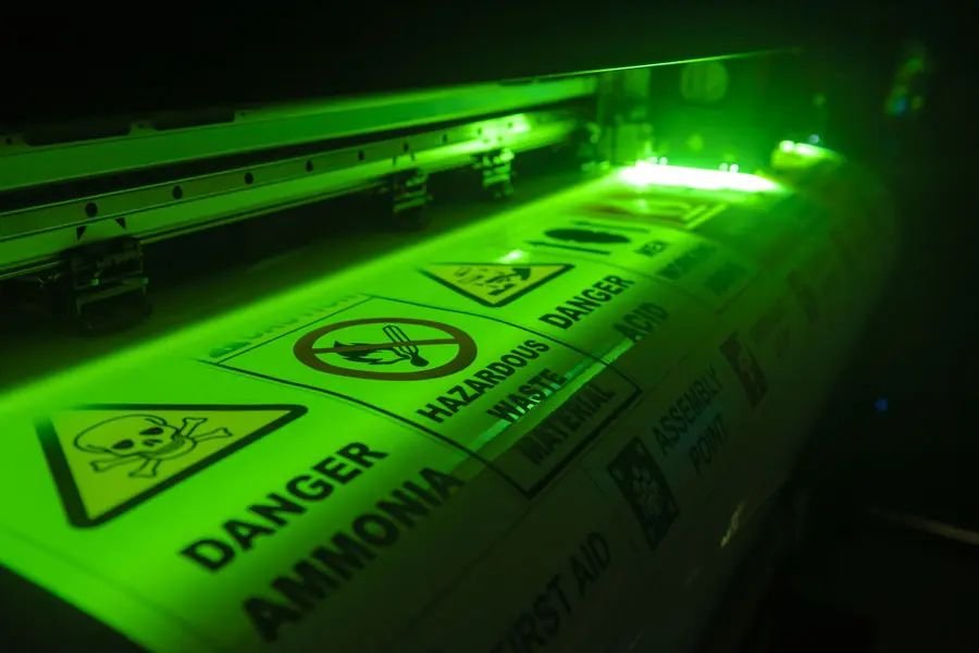 Custom Industrial Stickers & Warning Decals